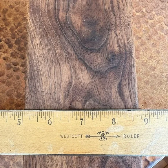 NEW Small Handmade Handcrafted Solid Walnut Wooden Dollhouse Table Plant Stand - Picture 6 of 11